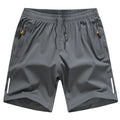 Men Ice Silk QuickDry 5 Inch Sports Casual Beach Shorts