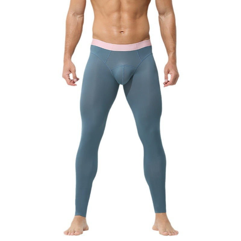 Men's Fashion Thin Personality Base Woollen Trousers