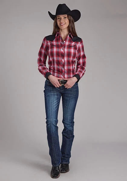 Roper 2131 Fancy Yoke (Red) - Women's Western Shirt