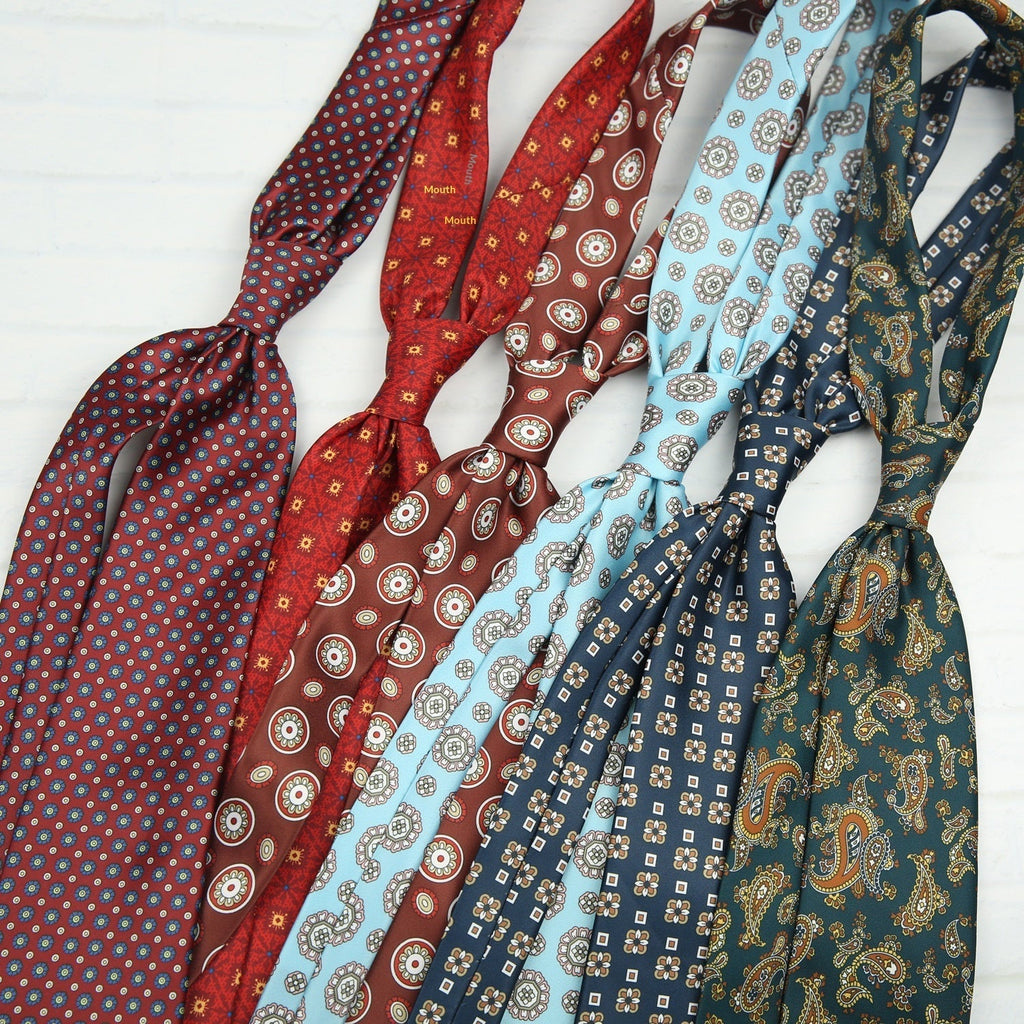 Printed Casual Patterned Vintage Tie