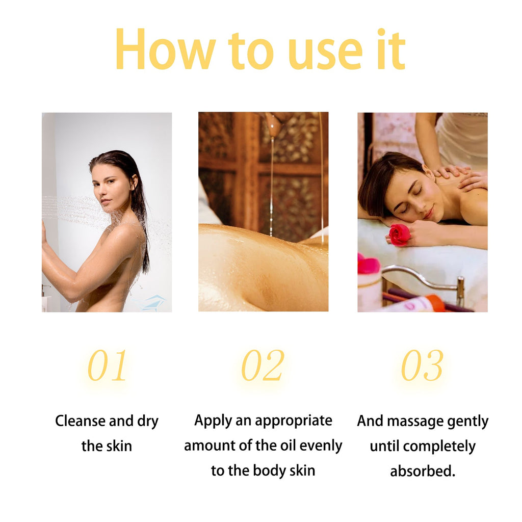 Handcrafted Body Oil, Slimming Massage Moisturizing And Firming Skin Body Care Essential Oil