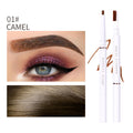 QIBEST Double Head Eyebrow Pencil Waterproof Sweat Proof And Makeup Free Eyebrow Cream