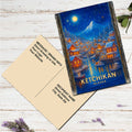 Ketchikan Harbor Lights Greeting Card by G. Debrekht - 97117GC