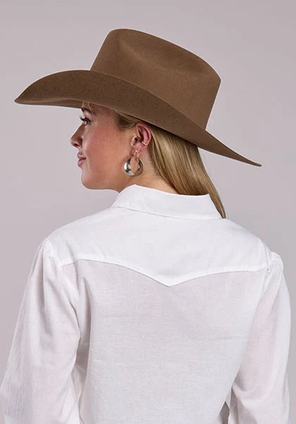 Roper 2862 Cotton Puffed (White) - Women's Western Blouse
