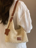 Casual Beach Woven Shoulder Crossbody Bag