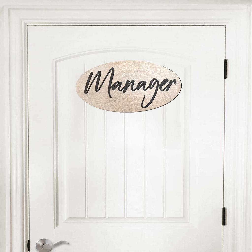 Manager Sign, wood sign, Office sign, Handmade in the USA Sign, Sings for business - 320318