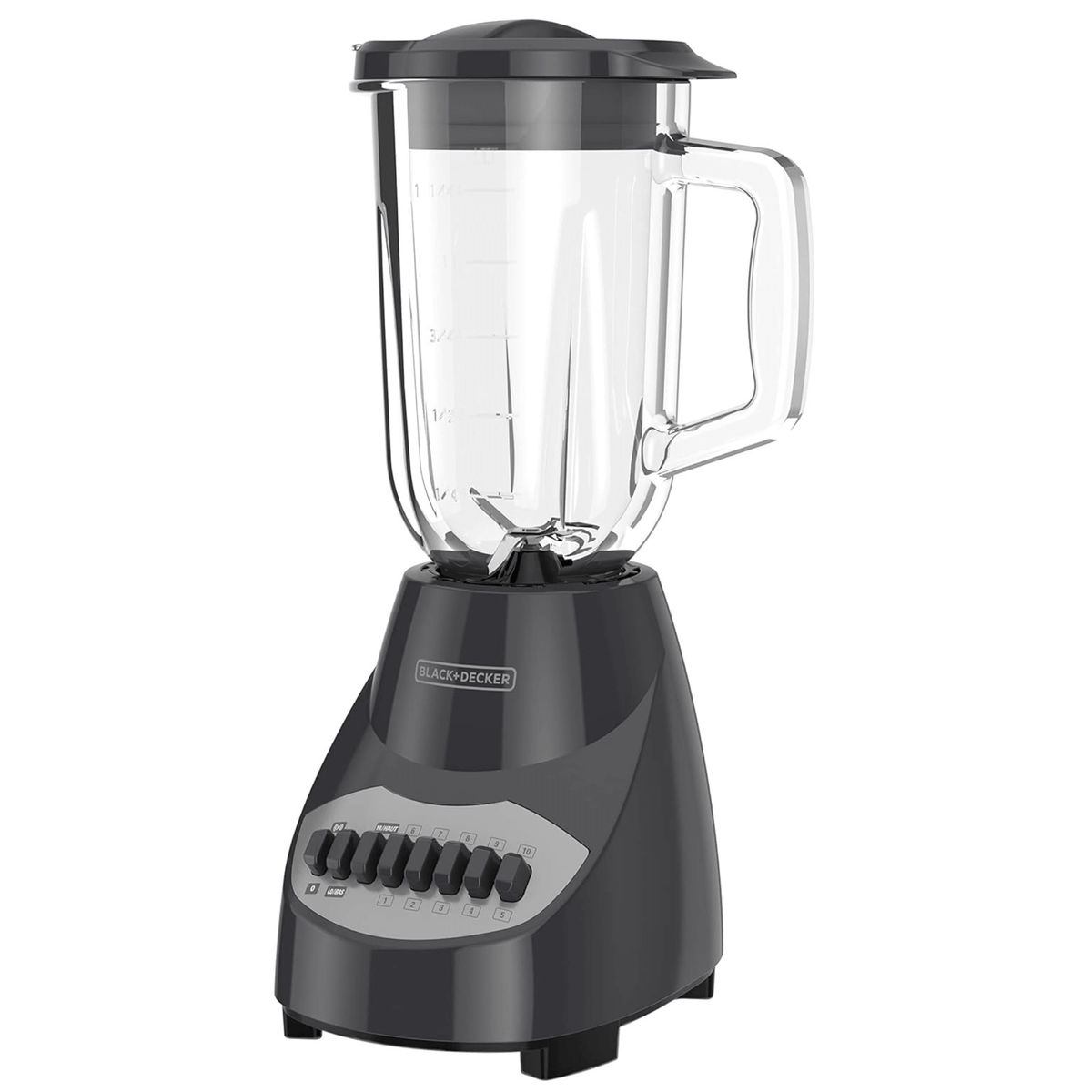 Black & Decker 10-Speed 700W 4-Blade Countertop Glass Jar Blender