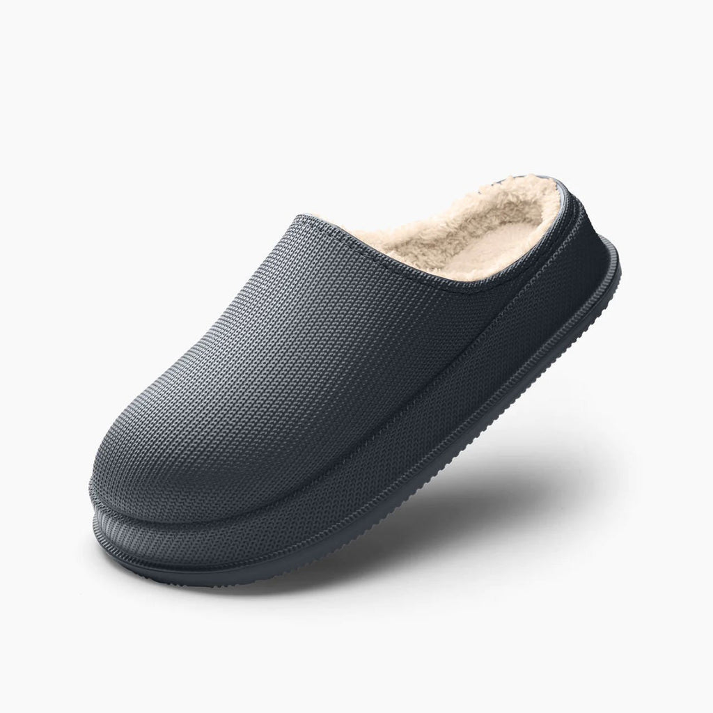 Large Size Men's And Women's Waterproof Non-slip Warm Cotton Slippers