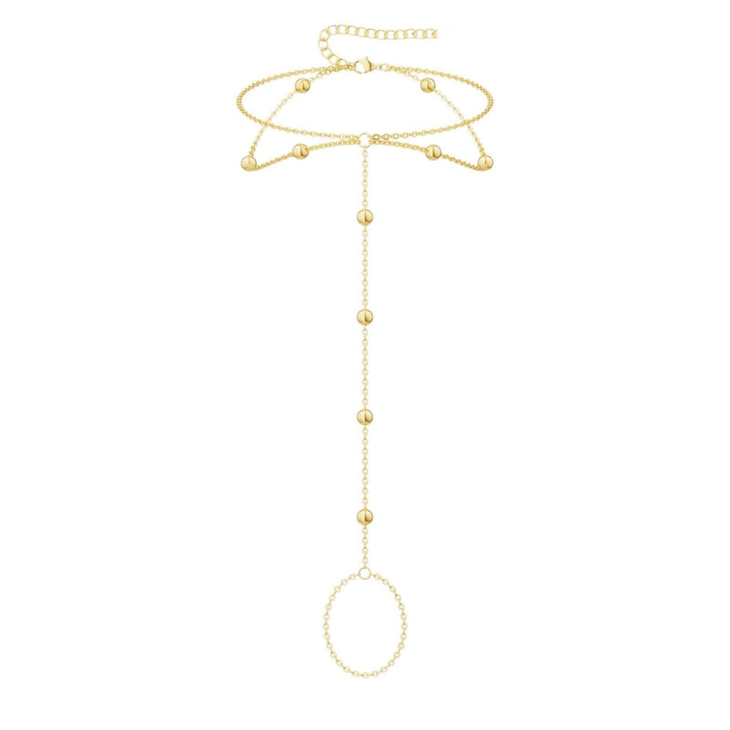 Womens Versatile Personality-filled Ball Bead Anklet