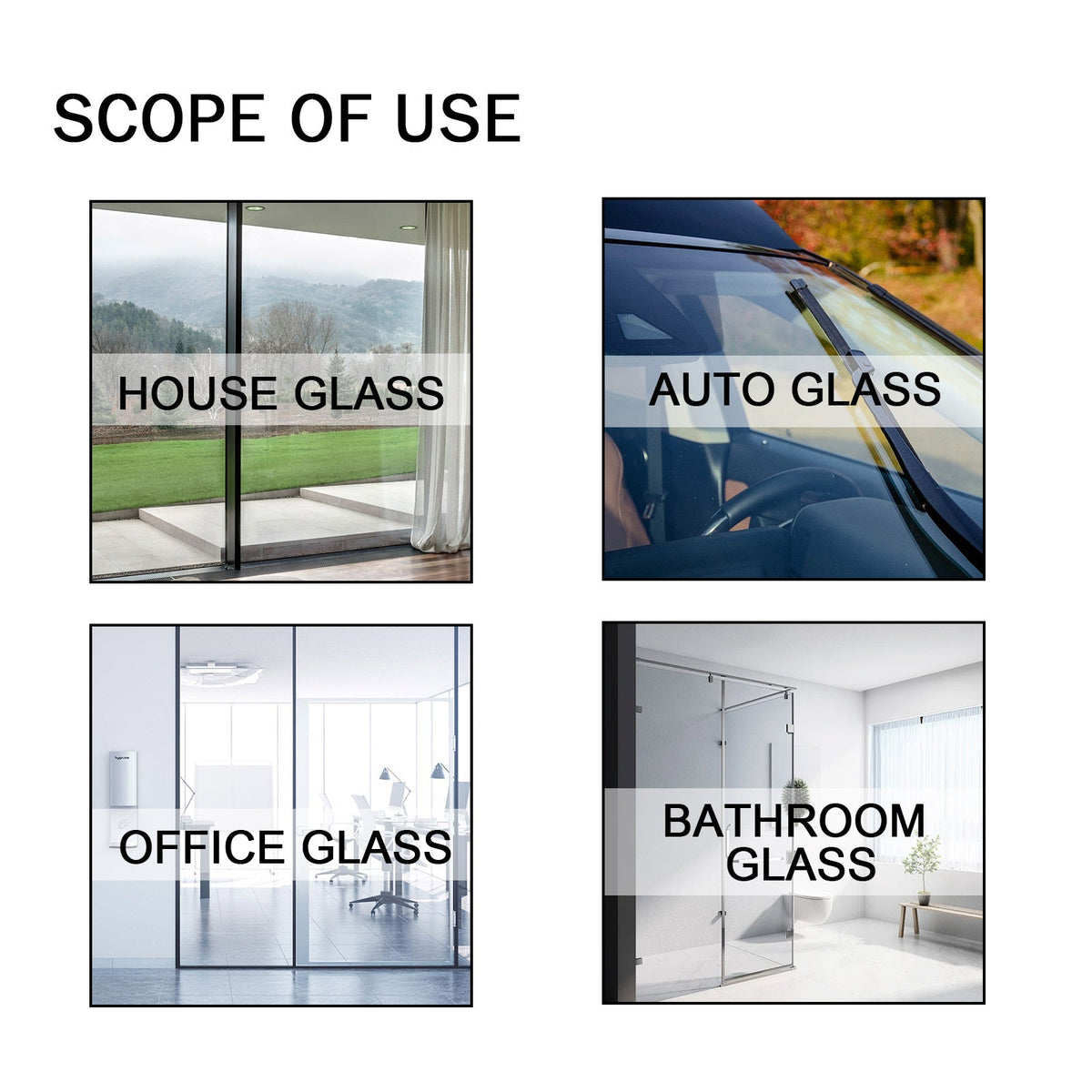 Nano Coat One Way Mirror Sponge, Car Windshield Bathroom Office Floor-To-Ceiling Window Glass Nanosponge Wipe