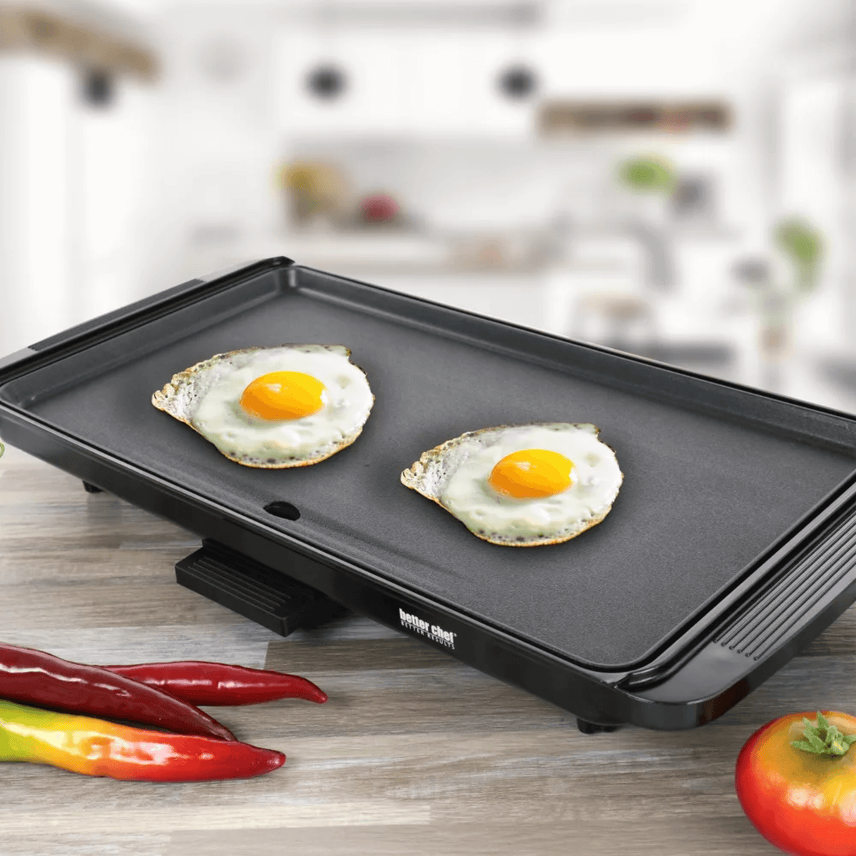 Better Chef Family Size Cool Touch Electric Countertop Griddle