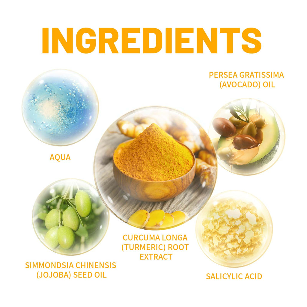 Turmeric Whitening Cleanser Deep Cleansing Face To Remove Makeup Refreshing And Non-Tight Turmeric Cleanser