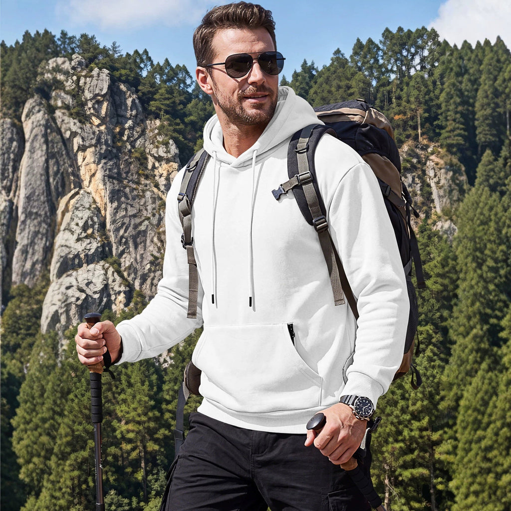 Drawstring Hoodie Sports And Outdoor Sweatshirt