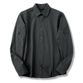 Men Technical Outdoor Quick Dry Long Sleeve Shirt Ventilated Underarm Mesh Zipper Sleeve Pocket Convertible Sleeve Travel Trekking Casual Shirt