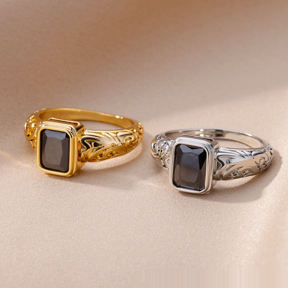 Zircon Niche Fashion, Heart-shaped Ring, Light Luxury Jewelry