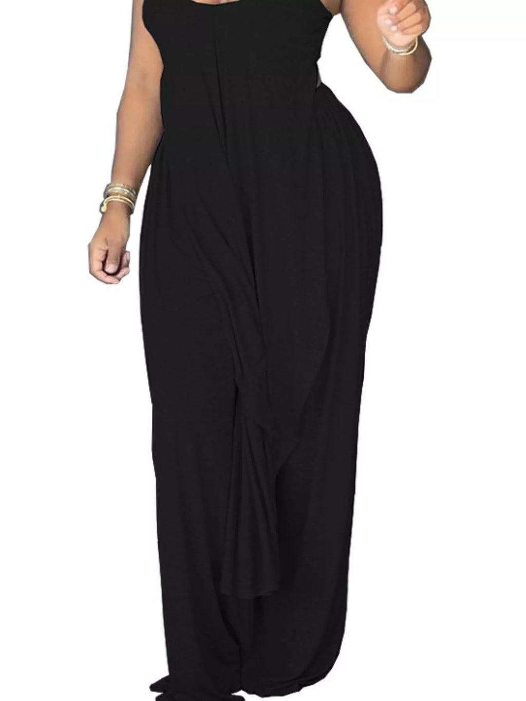 Asymmetrical Hem Cami and Pants Set