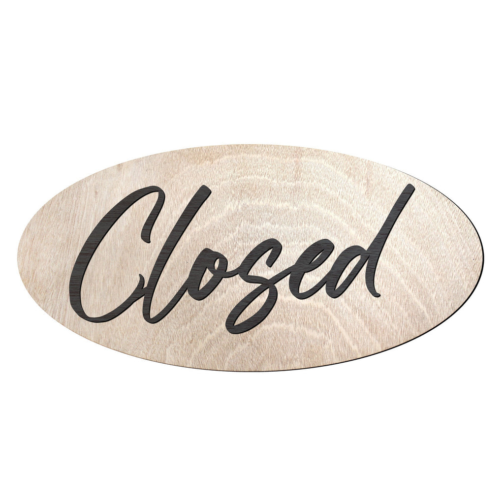 Closed Sign for Business, Boutique, Salon, Store sign, Closed sign, Custom business sign - 320314
