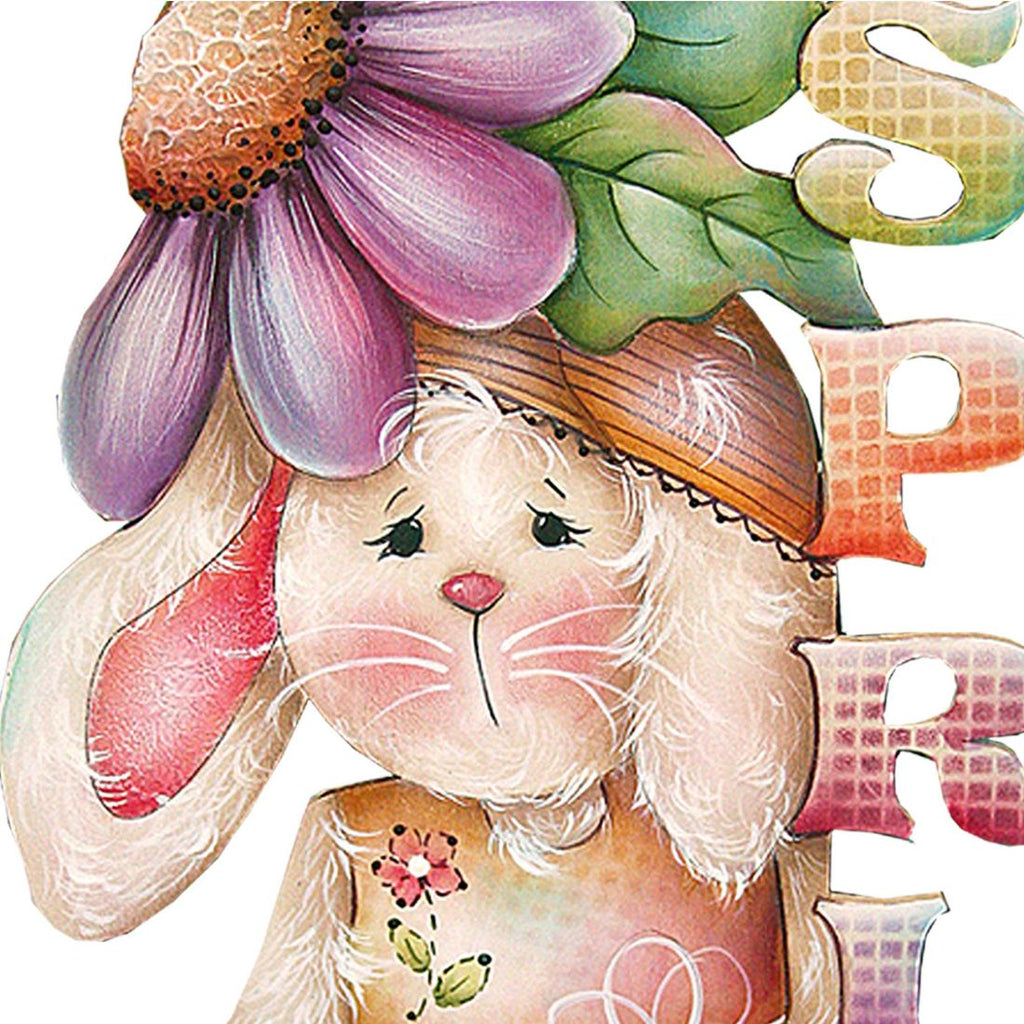 Bunny Easter Outdoor Scene  by Jamie Mills-Price - Easter Spring Decor - 8457604F
