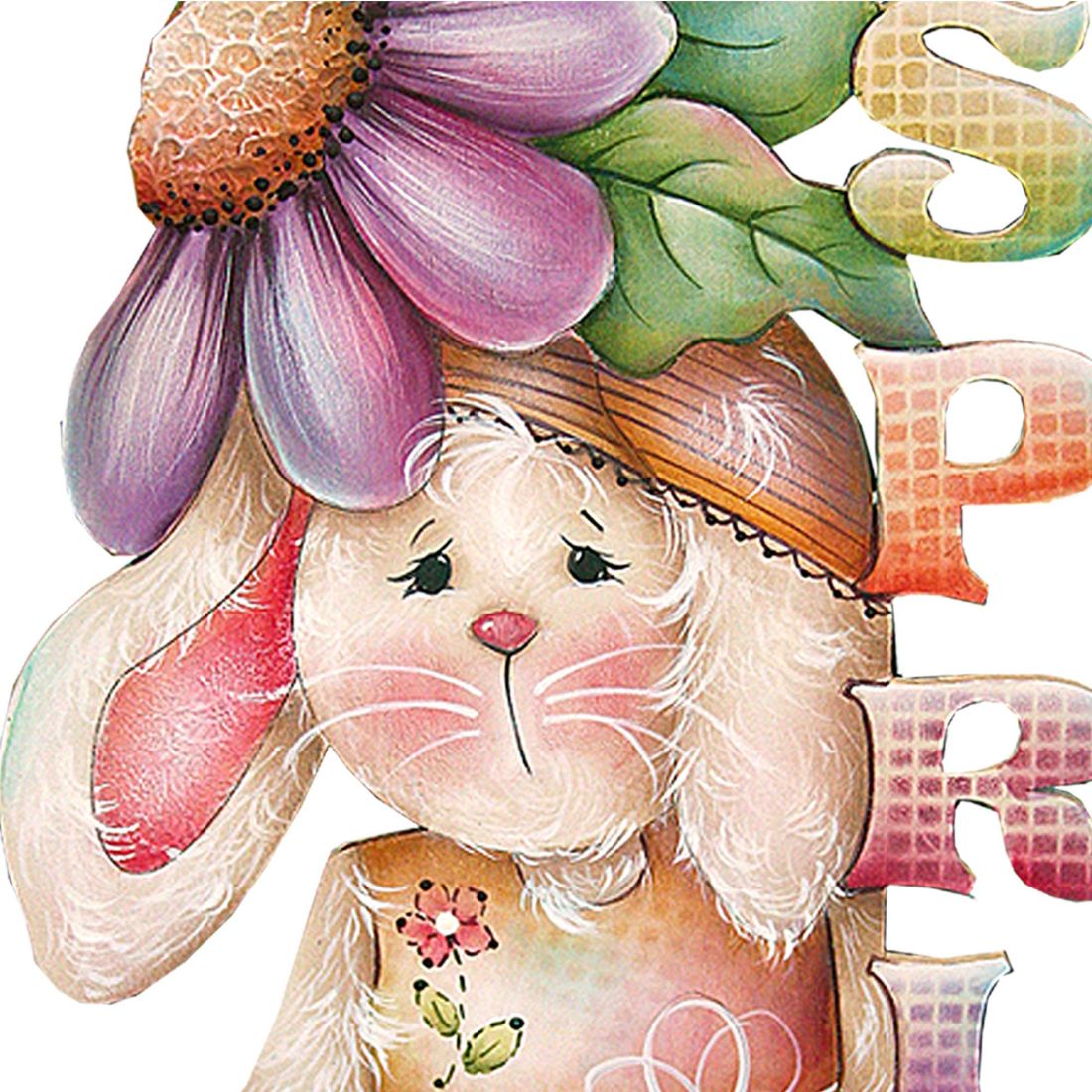 Bunny Easter Outdoor Scene  by Jamie Mills-Price - Easter Spring Decor - 8457604F