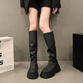 Women's New Stretch Slim-Fit Boots, Thick Sole Petite-Friendly Knee-High Riding Boots, Autumn 2025