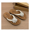 Women Flat Thong Flip Flops Summer Outdoor Wear New Arrival High End Clip Toe Slippers Casual Anti Slip Beach Sandals