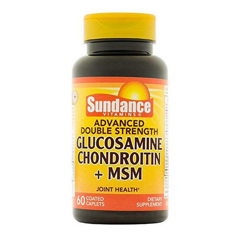 Sundance Vitamins Glucosamine Chondroitin + MSM, 60 Caplets