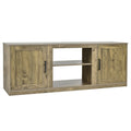 TV Stand with Double Barn Doors for TVs up to 65 Inch