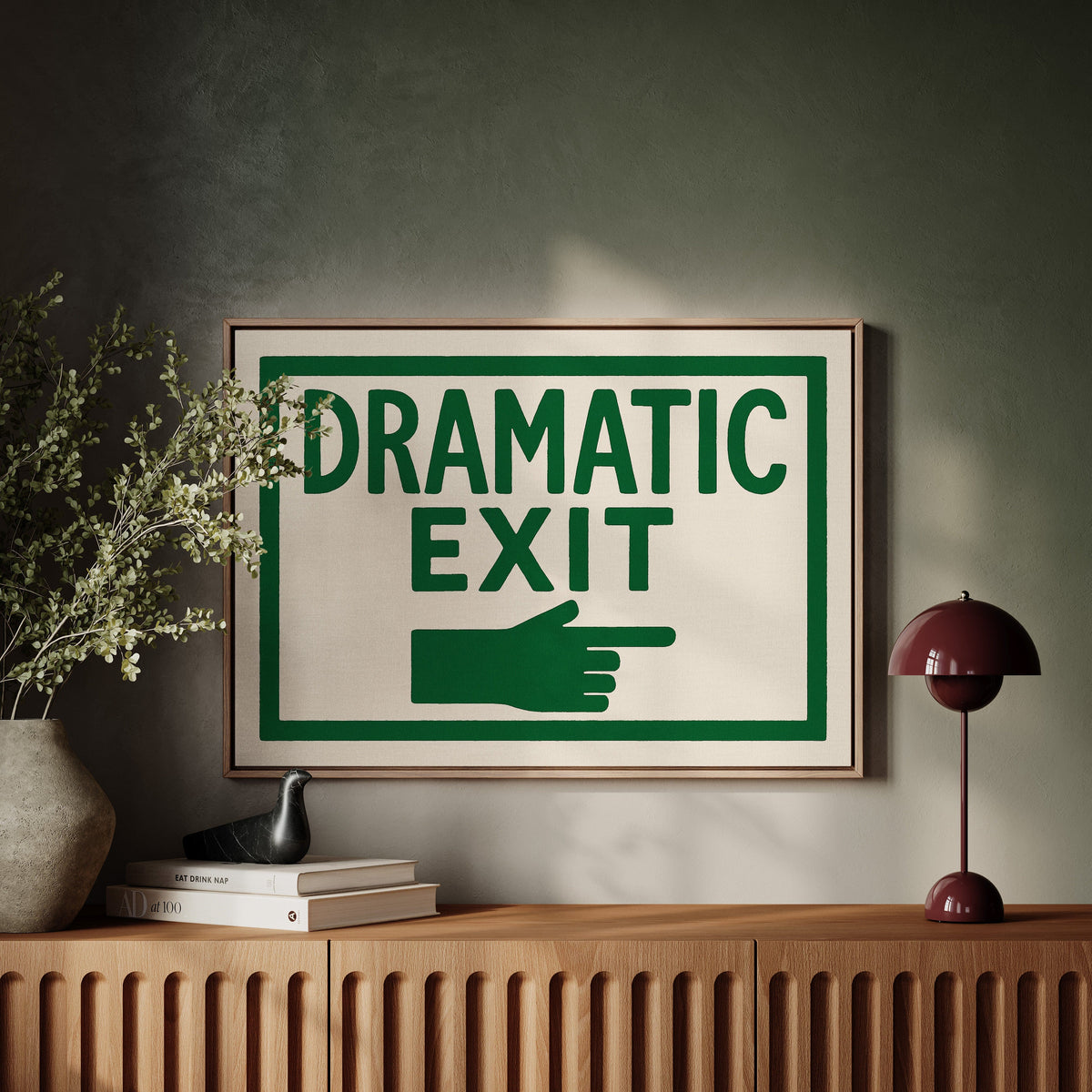 Dramatic Exit (Stage Left)