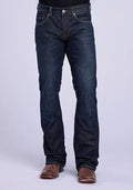 Tin Haul 1660 Jagger Fit Corded Deco (Dark Wash) - Men's Bootcut Jeans