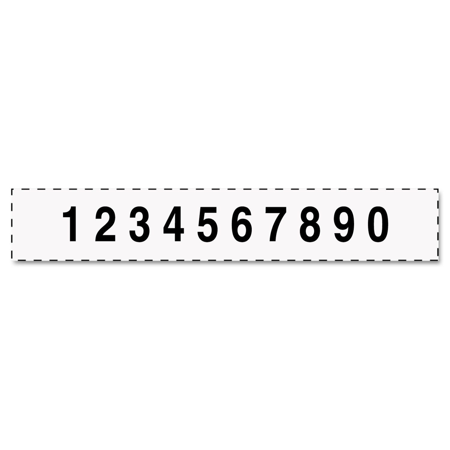 Trodat Professional Self-Inking Numberer, Ten Bands/Digits, Type Size: 2, Black