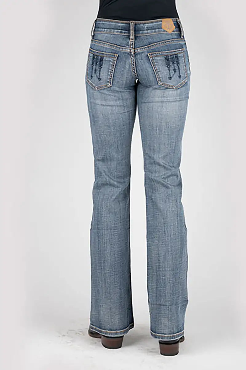 Tin Haul 280 Rosie Fit Embroidered Back  Pocket ( Denim Light Wash ) - Women's Jeans