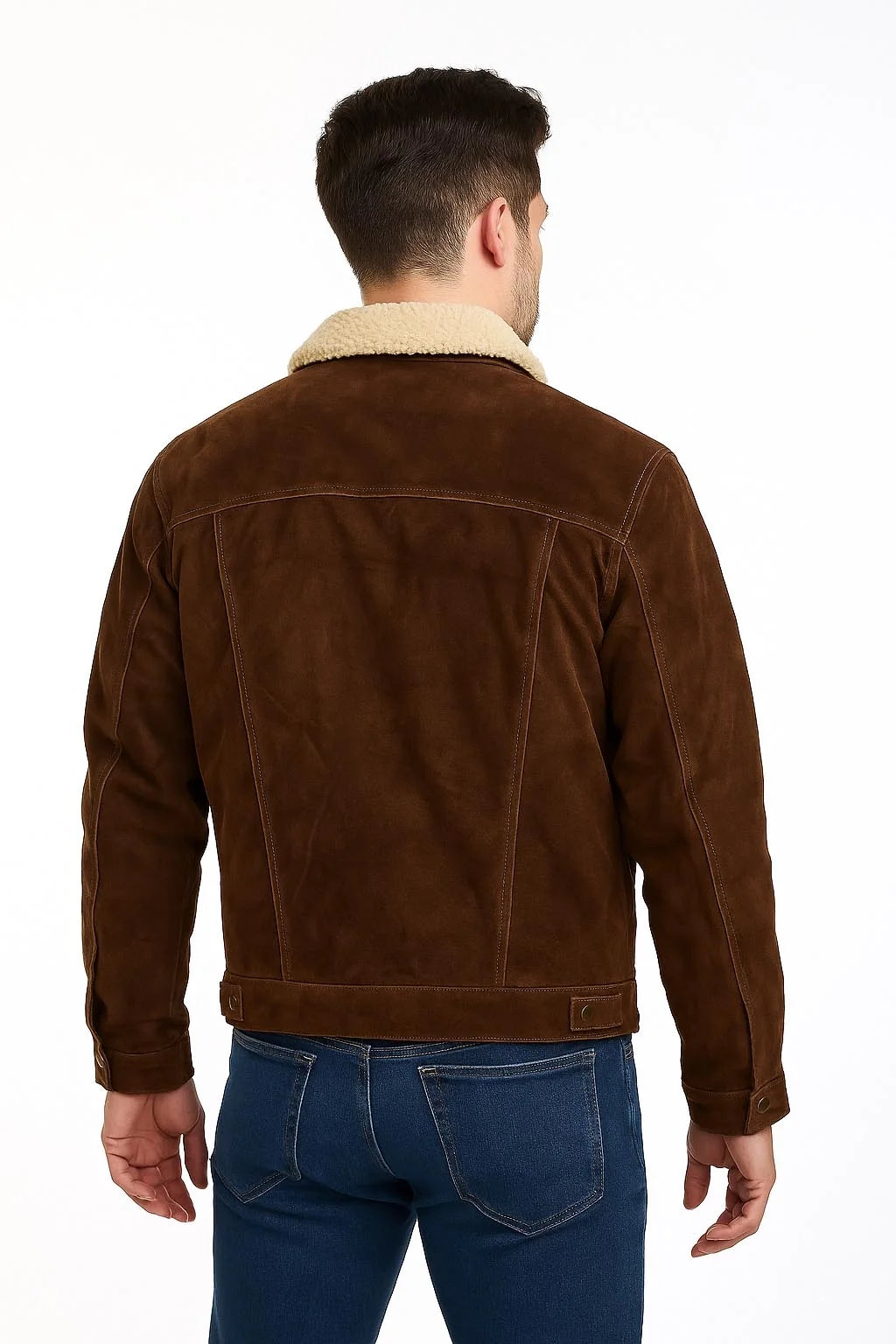 Scully 1015 Boar - Men's Suede Jean Jacket
