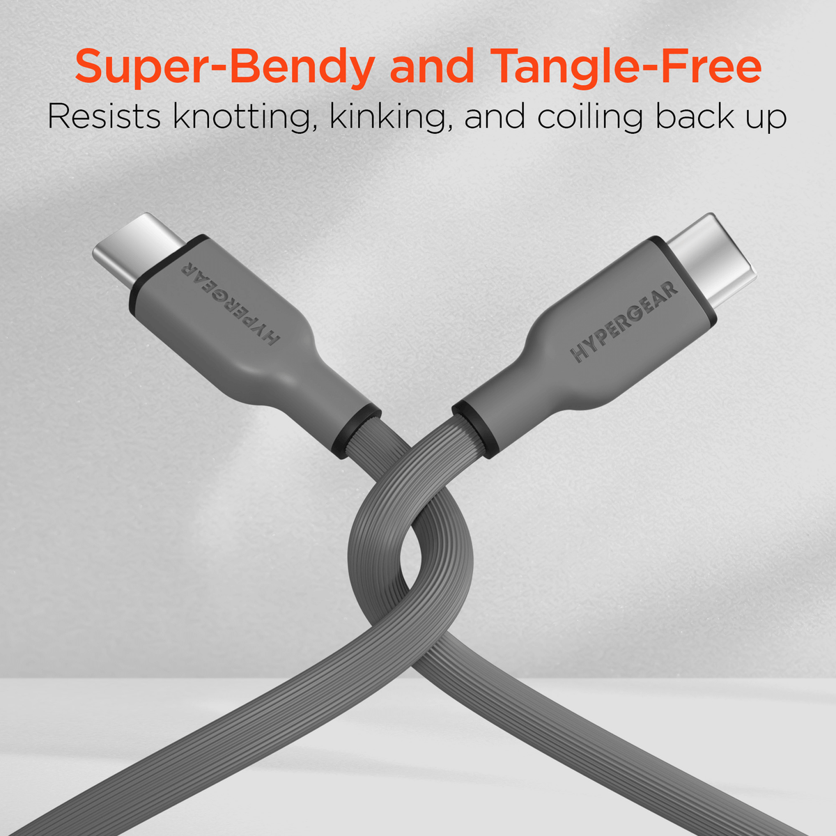 HyperGear Flexi PRO USB-C to USB-C Cable 4ft
