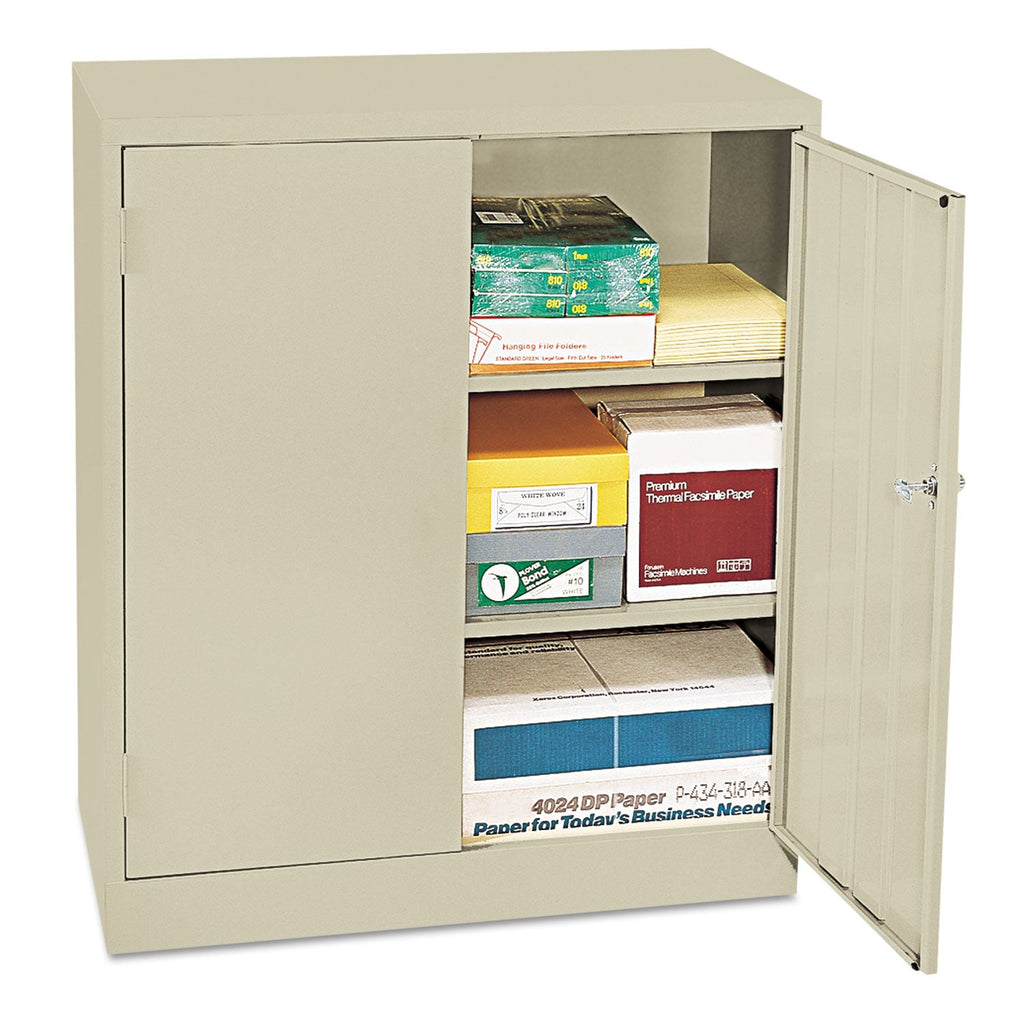 Alera Economy Assembled Storage Cabinet, 36w x 18d x 42h, Putty