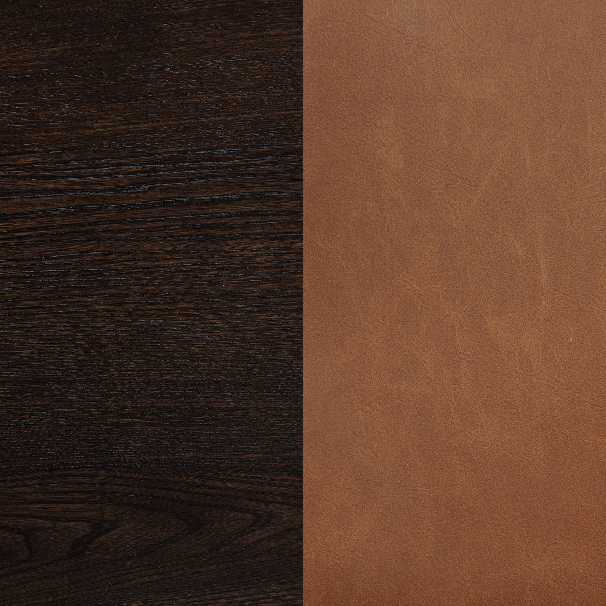 Tegan Faux Leather Upholstered Counter Height Chair Cognac (Set of 2)