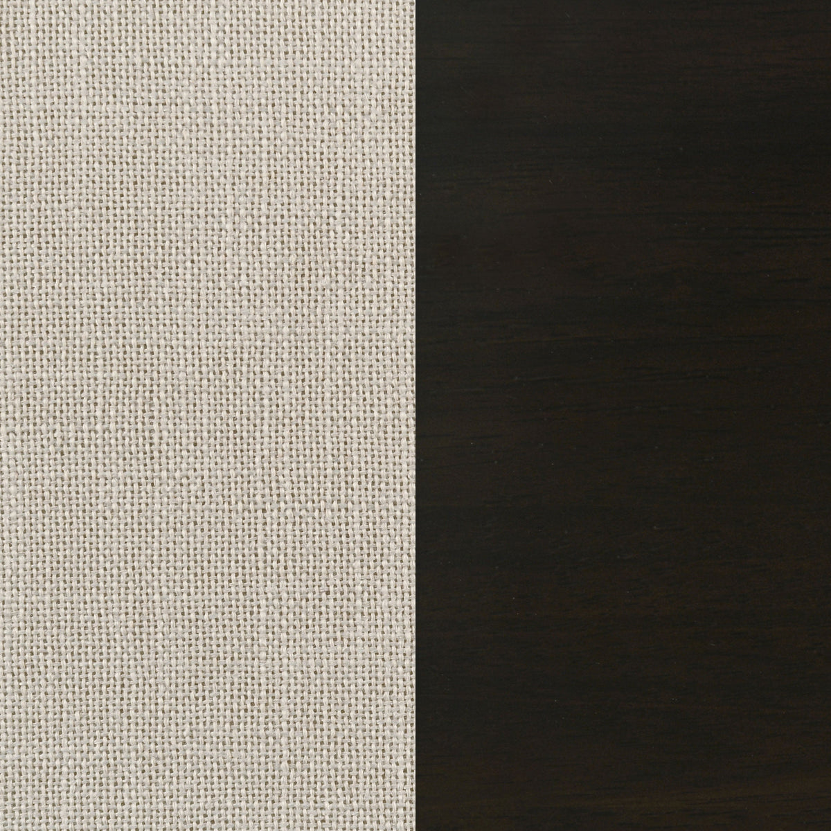 Alana Upholstered Dining Side Chair Beige Smokey Black (Set of 2)