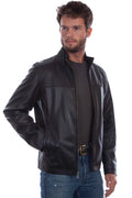 Scully 1078 Zip Front - Men's Lamb Leather Jacket
