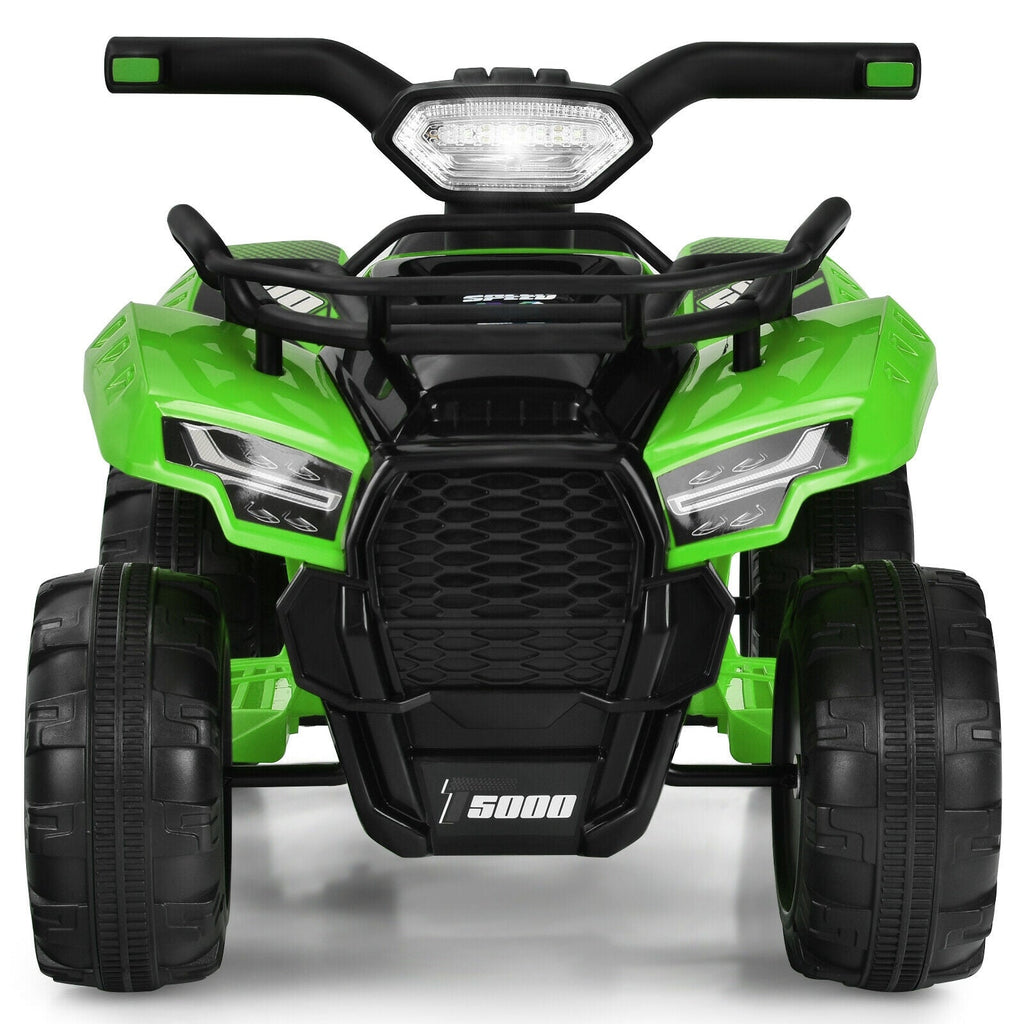 6V Kids ATV Quad Electric Ride On Car with LED Light and MP3