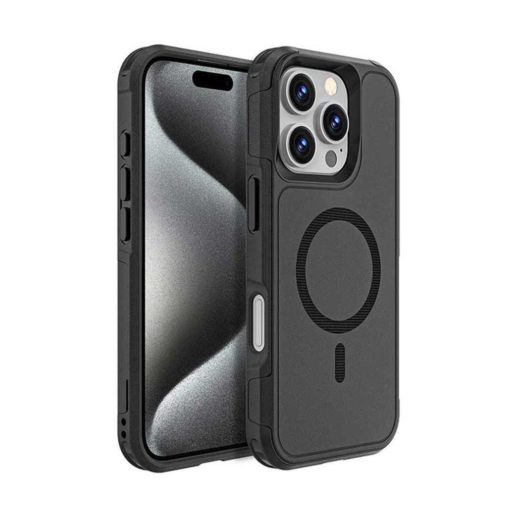 iPhone 16 Pro Max Rugged Wallet Case with Kickstand - MagSafe, Card Holder | Raider Series