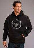 Stetson Aztec Eagle (Black) - Men's Hoodie Sweatshirt