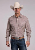Stetson 2872 Diamond Geo (Red) - Men's Western Shirt