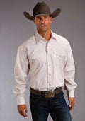 Stetson 5663 Two Stripe (Pink) - Men's Western Shirt