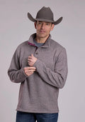 Stetson 3295 Honeycomb Knit (Wine) - Men's Sweater