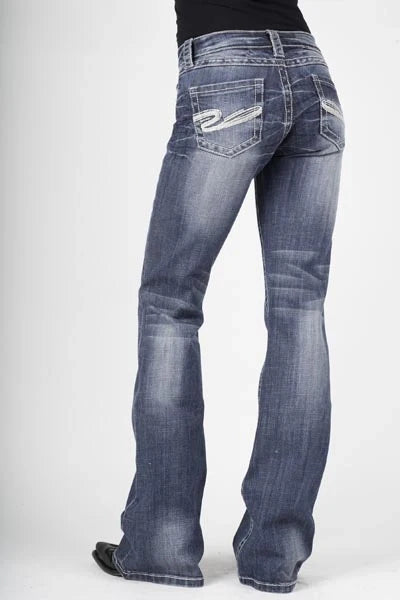 Stetson 816 Classic Stretch Boot Cut (Light Wash) - Women's Jeans