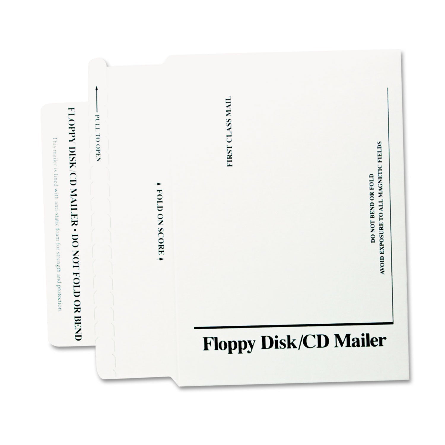 Quality Park Disk/CD Foam-Lined Mailers for CDs/DVDs, Square Flap, Redi-Strip Adhesive Closure, 8.5 x 6, White, 25/Box