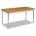 HON Utility Table, Rectangular, 60w x 30d x 29h, Harvest/Putty