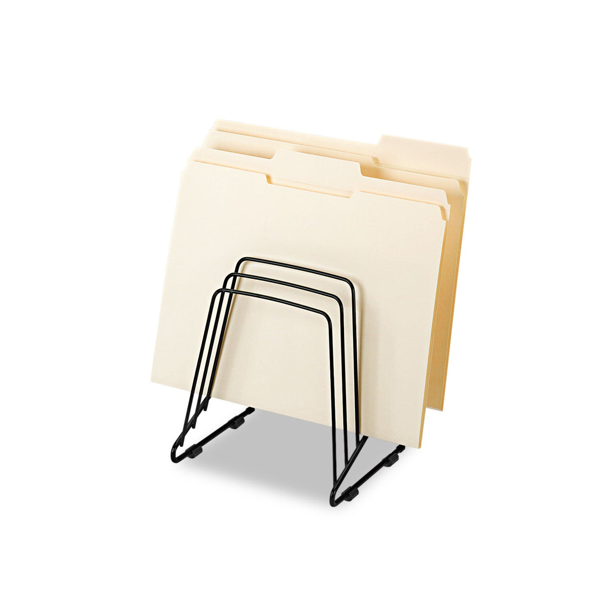 Fellowes Wire Step File II, 5 Sections, Letter to Legal Size Files, 7.25" x 6" x 8.25", Black