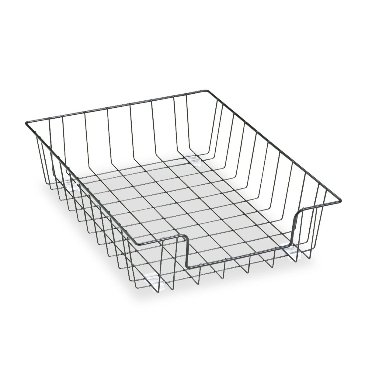 Fellowes Wire Desk Tray Organizer, 1 Section, Letter Size Files, 10" x 14.13" x 3", Black