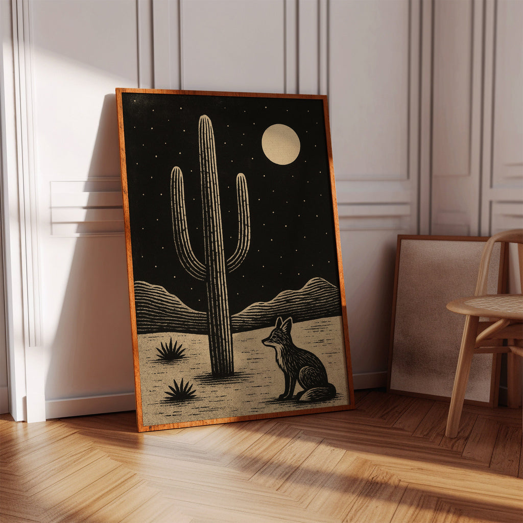 Fox and the Saguaro