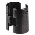 Alera Wire Shelving Shelf Lock Clips, Plastic, Black, 4 Clips/Pack